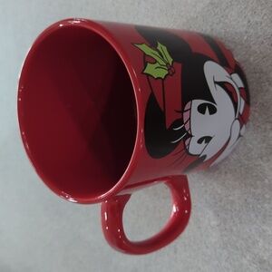Disney Galerie Minnie Mouse Jumbo Size Red Ceramic Christmas Coffee  Mug 32oz
